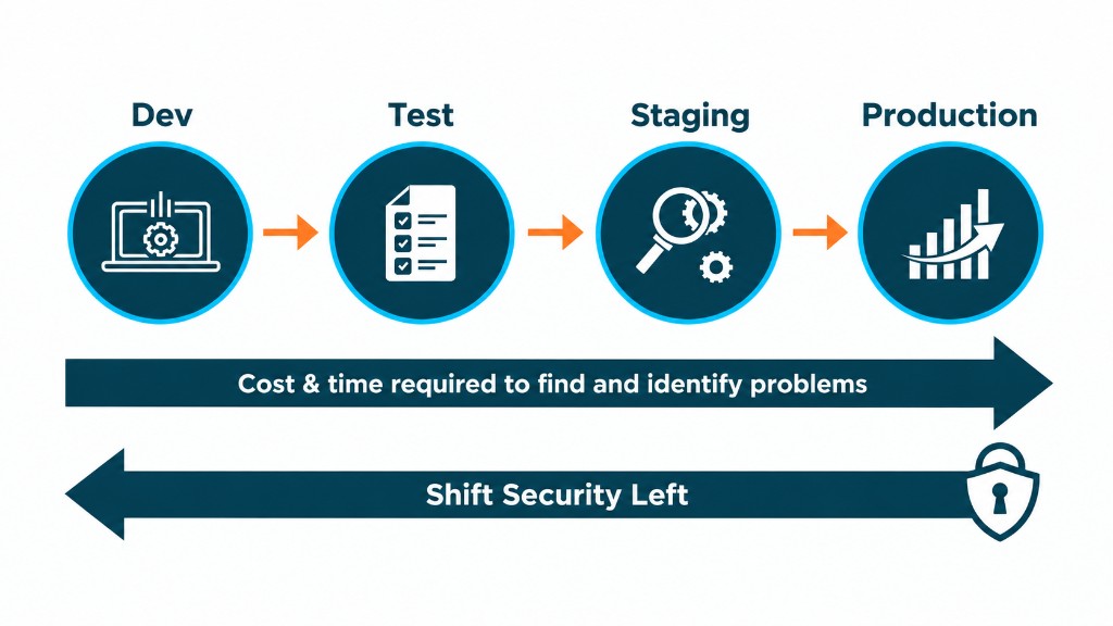 Shift-left security: finding issues earlier from Dev through Production