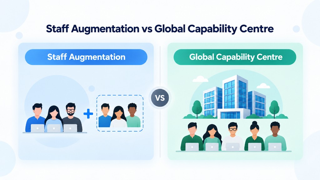 Comparison of staff augmentation versus a Global Capability Centre